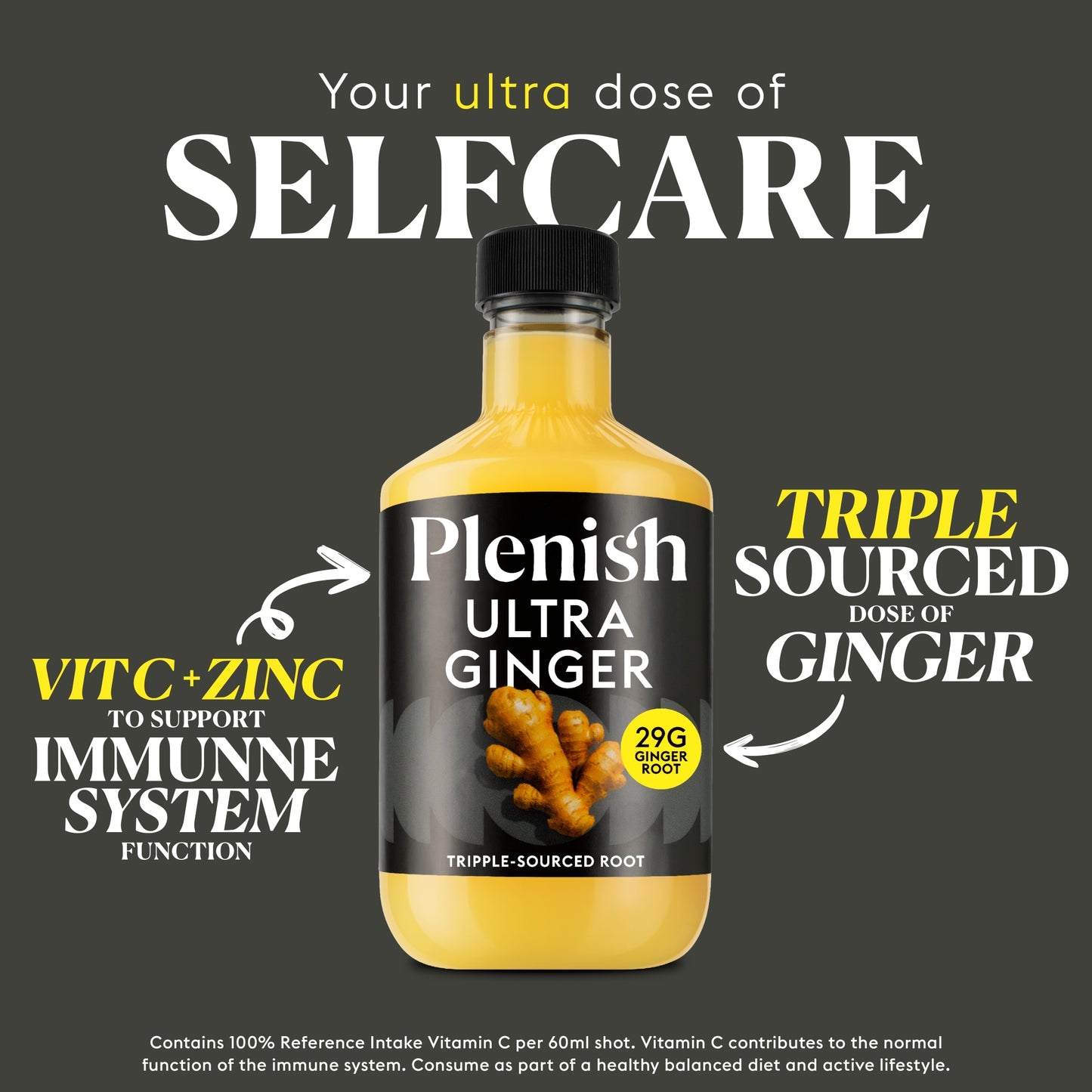 PLENISH SHOTS ULTRA GINGER 420ML — image 2