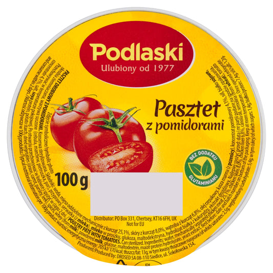 Podlaski Chicken Pate & Tomatoes 100g — image 1
