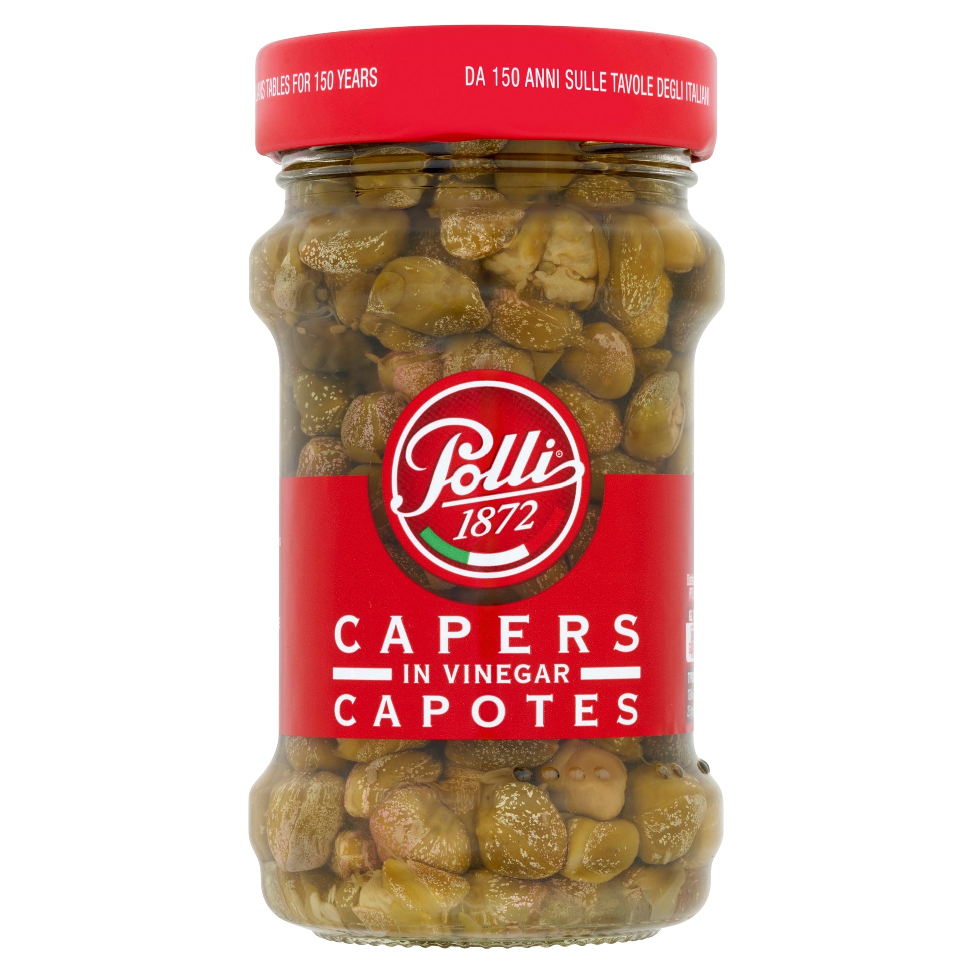 Polli Capers in Vinegar Capotes 190g — image 1
