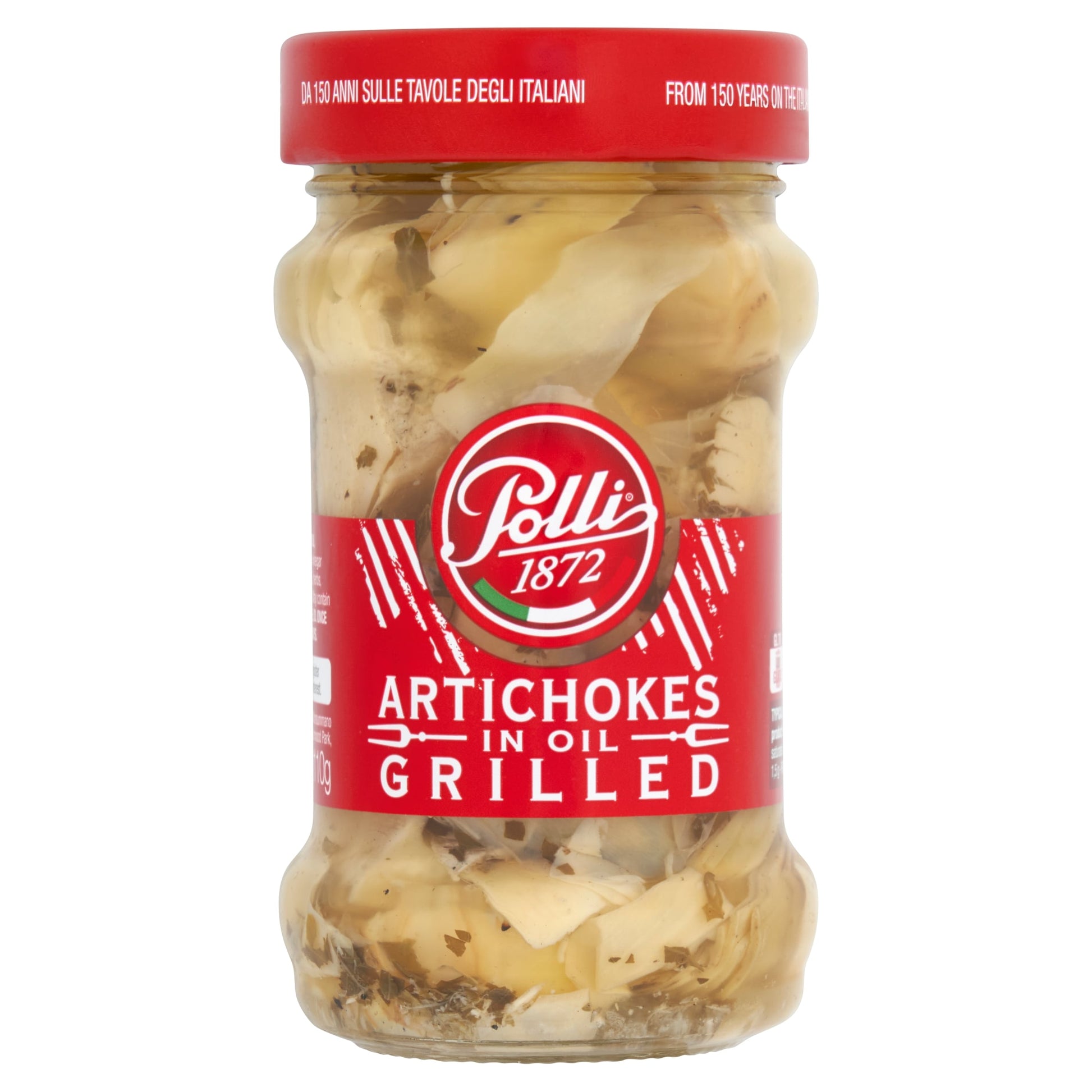 Polli Grilled Artichokes in Oil 185g — image 1