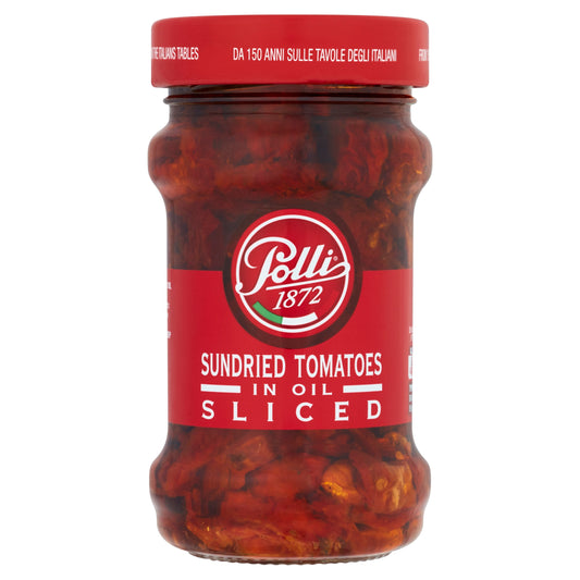 Polli Sliced Sundried Tomatoes in Oil 190g — image 1