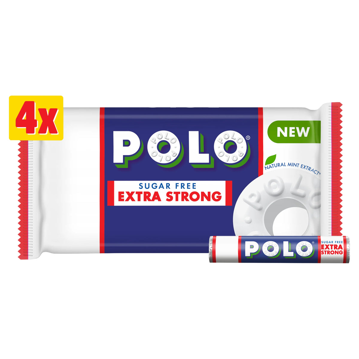 Polo Sugar Free Extra Strong Tube 4 x 33.4g — image 1