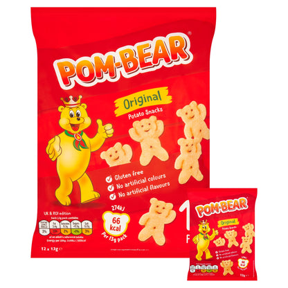 Pom Bear Original Crisps 12 Pack 12 X 13G — image 2