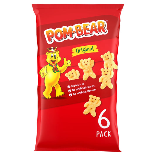 Pom-Bear Original Multipack Crisps 6x13g — image 1