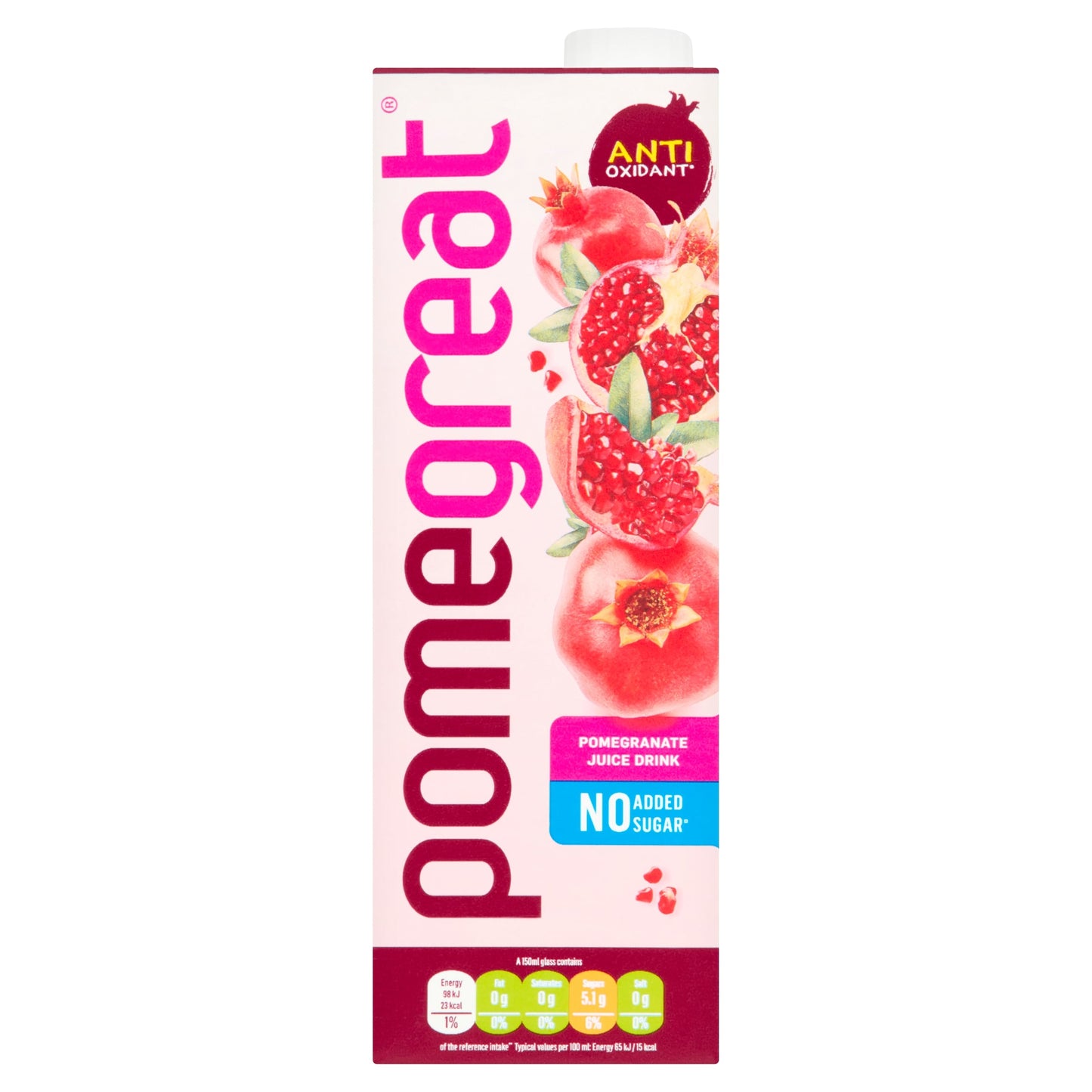 Pomegreat Pomegranate Juice Drink 1 Litre — image 1