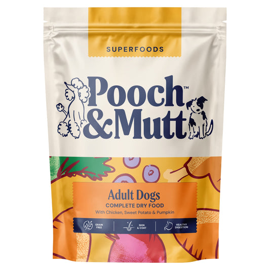 Pooch & Mutt Adult Chicken & Superfoods Complete Dry Dog Food 1.5Kg. — image 1