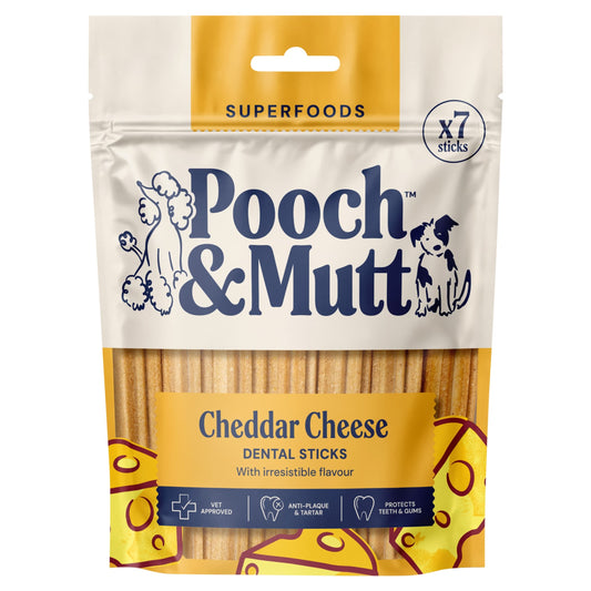 Pooch & Mutt Cheddar Cheese Dental sticks 251g — image 1