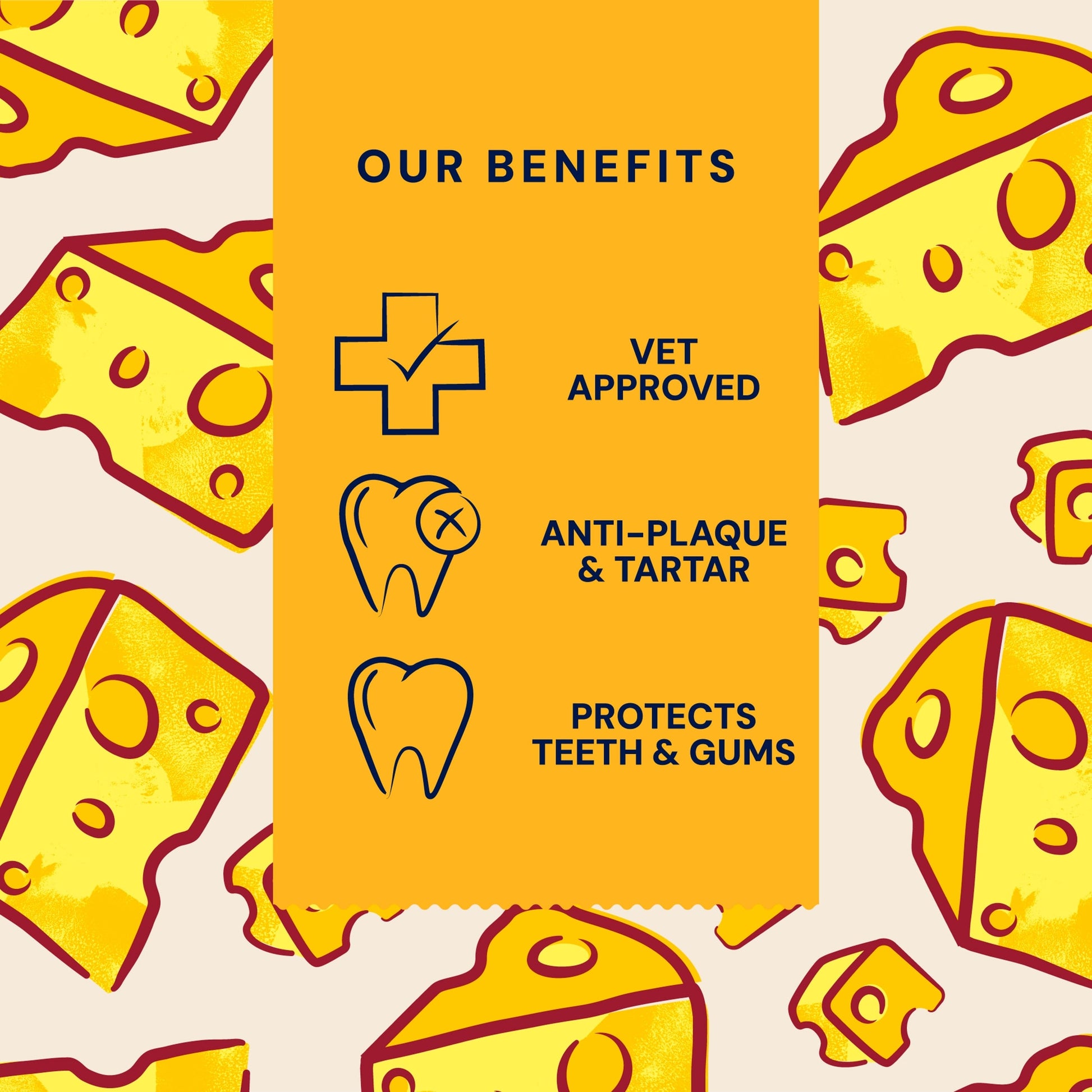 Pooch & Mutt Cheddar Cheese Dental sticks 251g — image 3