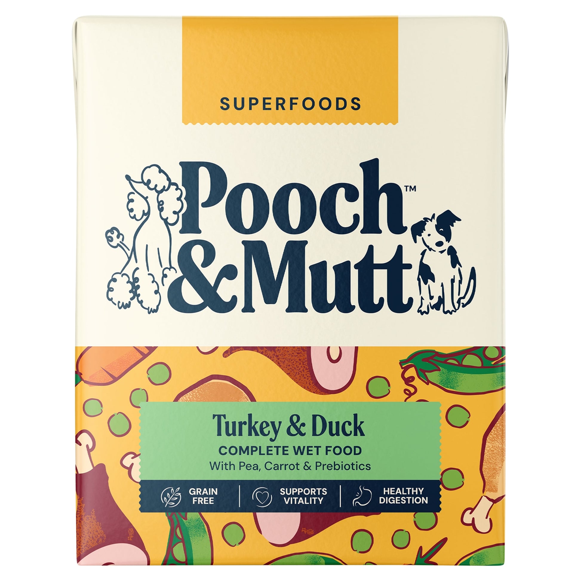 Pooch & Mutt Complete Wet Food - Turkey & Duck 375g — image 1