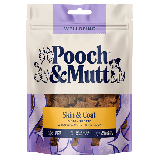 Pooch & Mutt Probiotic Meaty Dog Treats - Shrimp & Coconut 120g — image 1