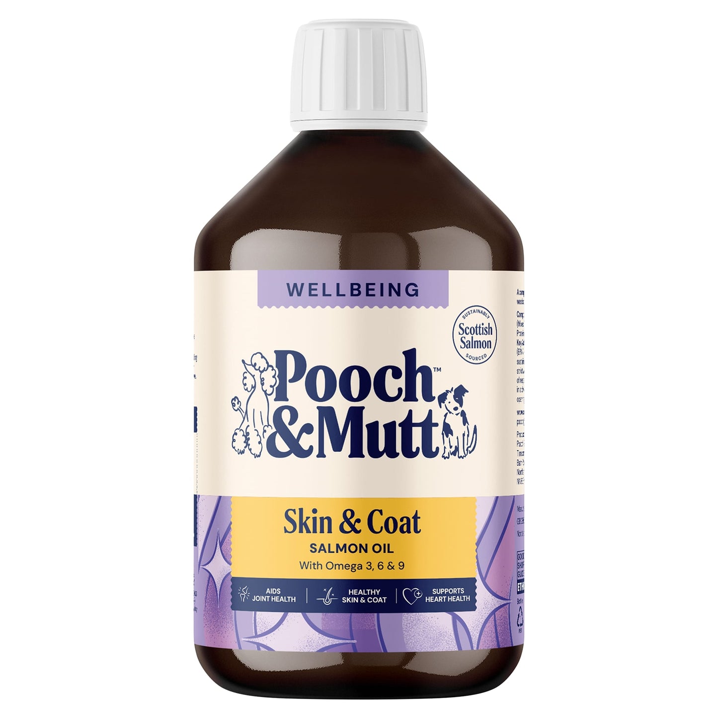 Pooch & Mutt Salmon Oil Supplement - Omega 3, 6, 9 500ml — image 1