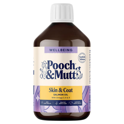 Pooch & Mutt Salmon Oil Supplement - Omega 3, 6, 9 500ml — image 1