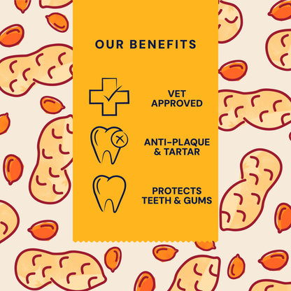 Pooch & Mutt Vegan Dental Sticks - Peanut Butter 7 Pack 251g — image 3