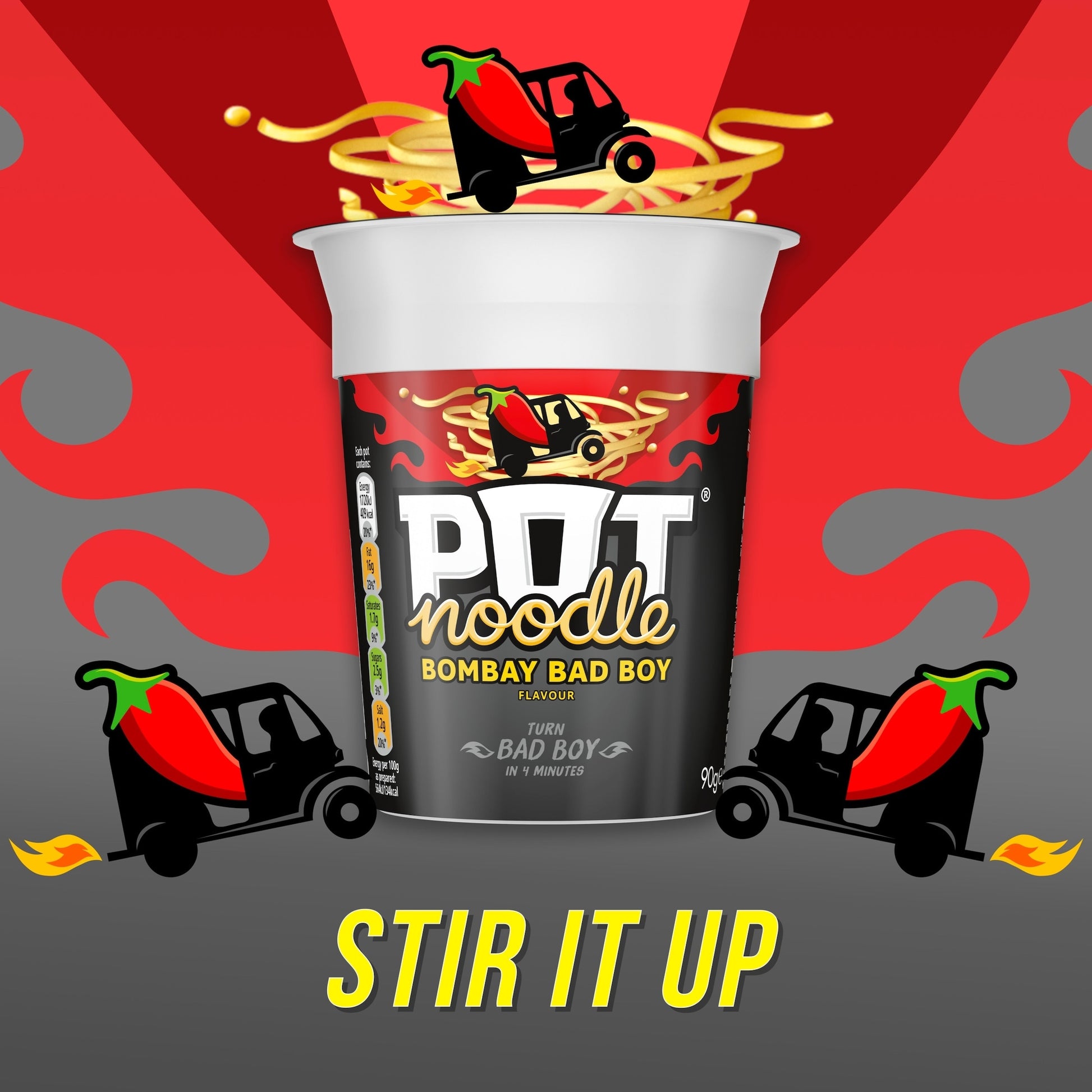 Pot Noodle Bombay Bad Boy Instant Noodles 90g — image 2