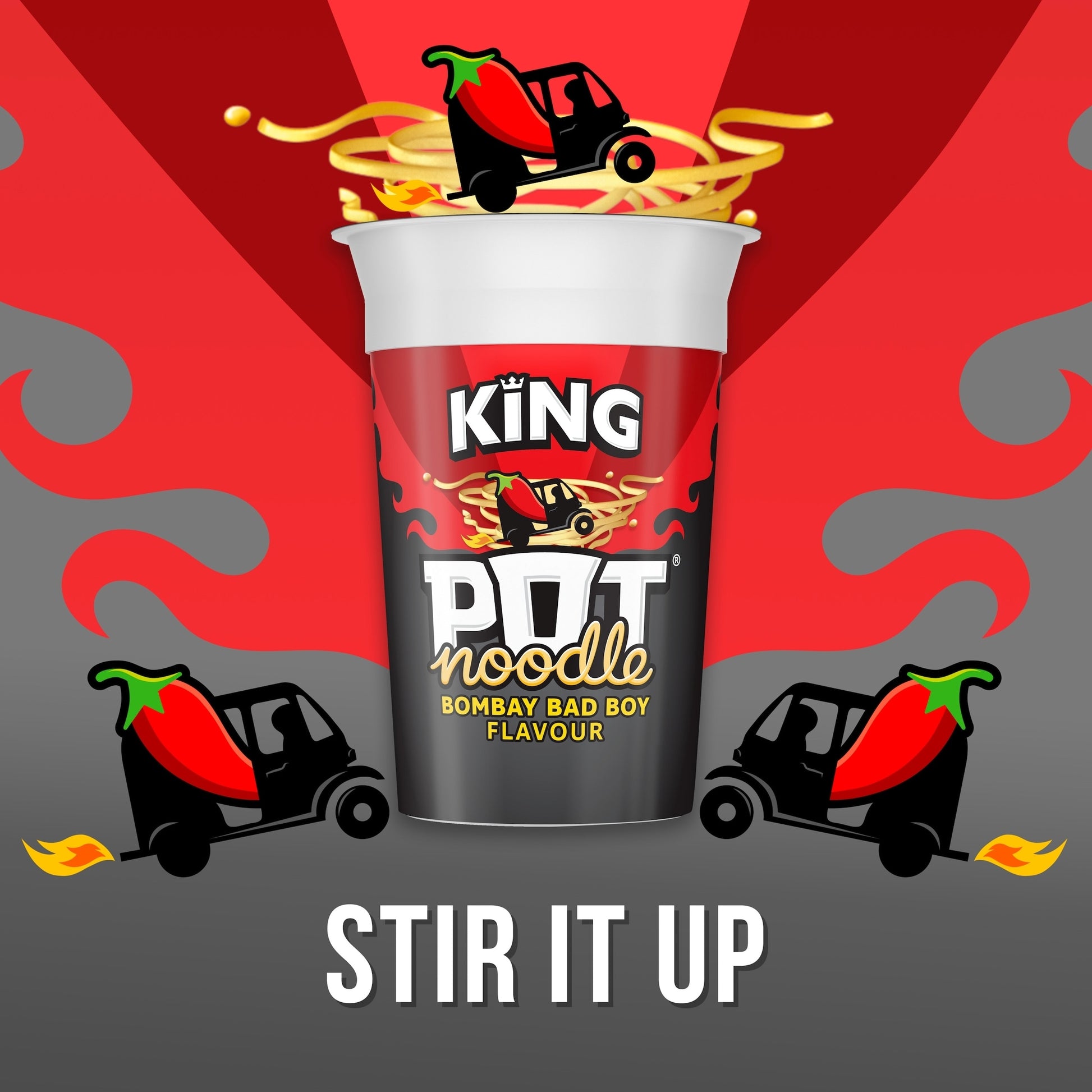 Pot Noodle Bombay Bad Boy Instant Noodles King Pot 114g — image 2