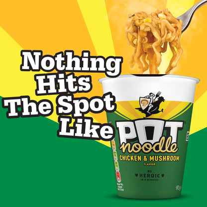 Pot Noodle Chicken & Mushroom Instant Noodles 90g — image 3