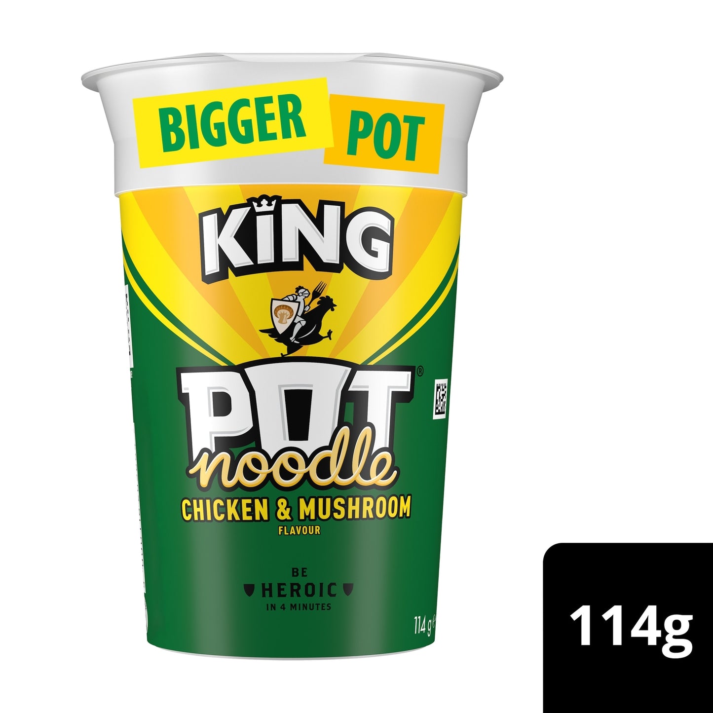 Pot Noodle Chicken & Mushroom Instant Noodles King Pot 114g — image 1