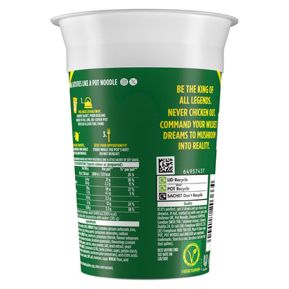 Pot Noodle Chicken & Mushroom Instant Noodles King Pot 114g — image 2