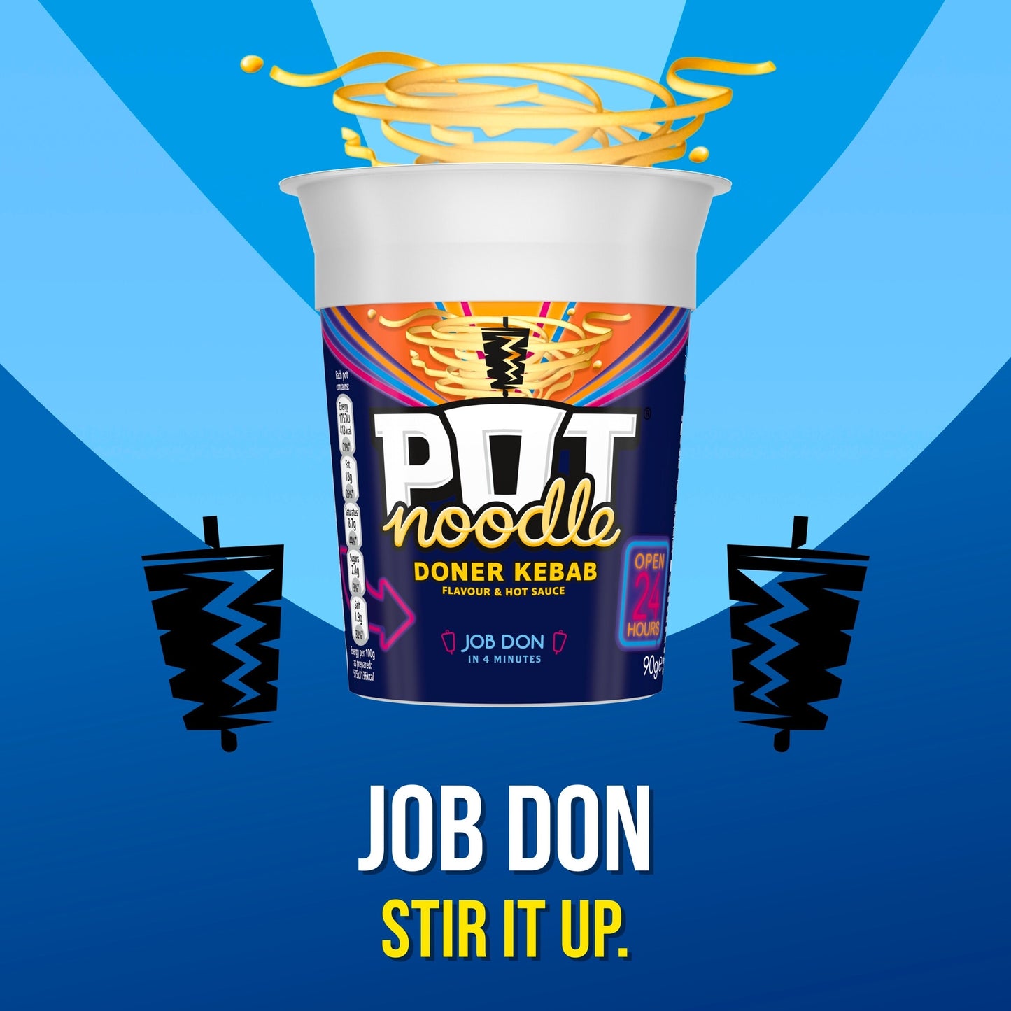 Pot Noodle Doner Kebab Instant Noodles 90g — image 2