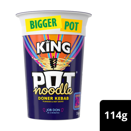 Pot Noodle Doner Kebab Instant Noodles King Pot 114g — image 1