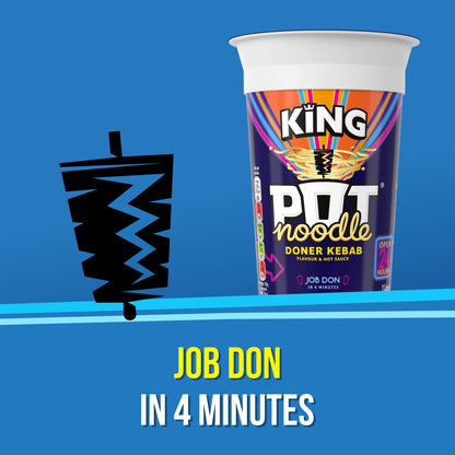 Pot Noodle Doner Kebab Instant Noodles King Pot 114g — image 4