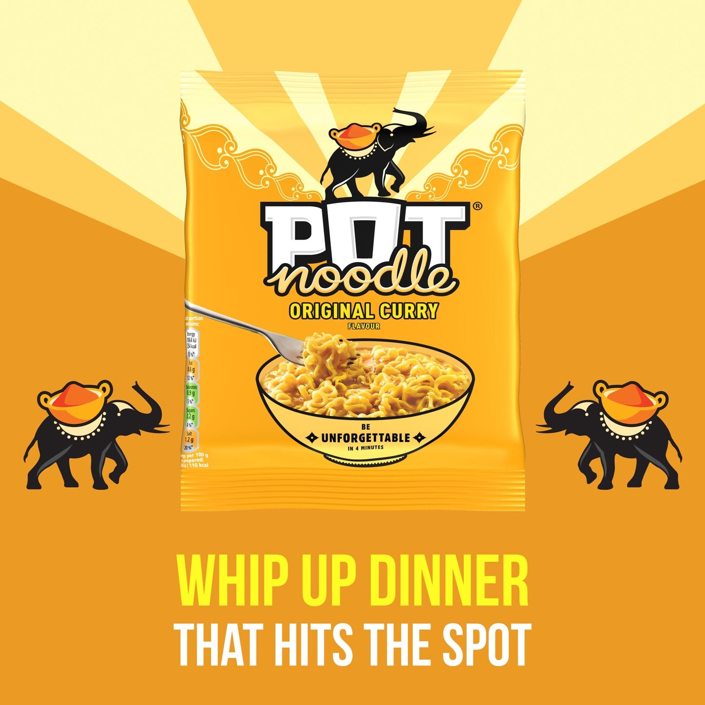 Pot Noodle Original Curry Instant Noodles 114g — image 4