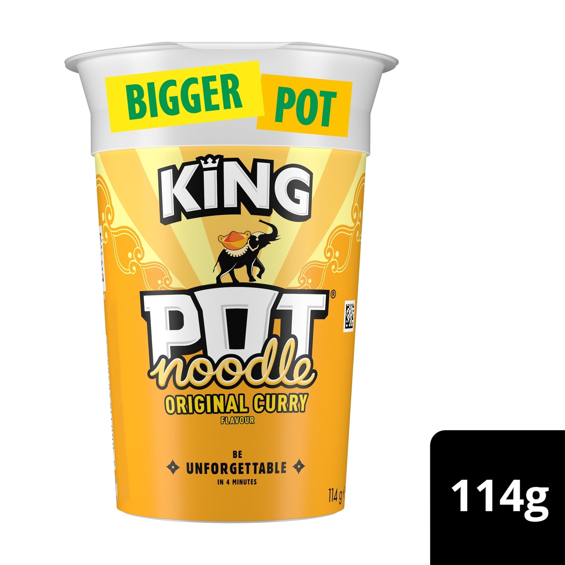 Pot Noodle Original Curry Instant Noodles King Pot 114g — image 1
