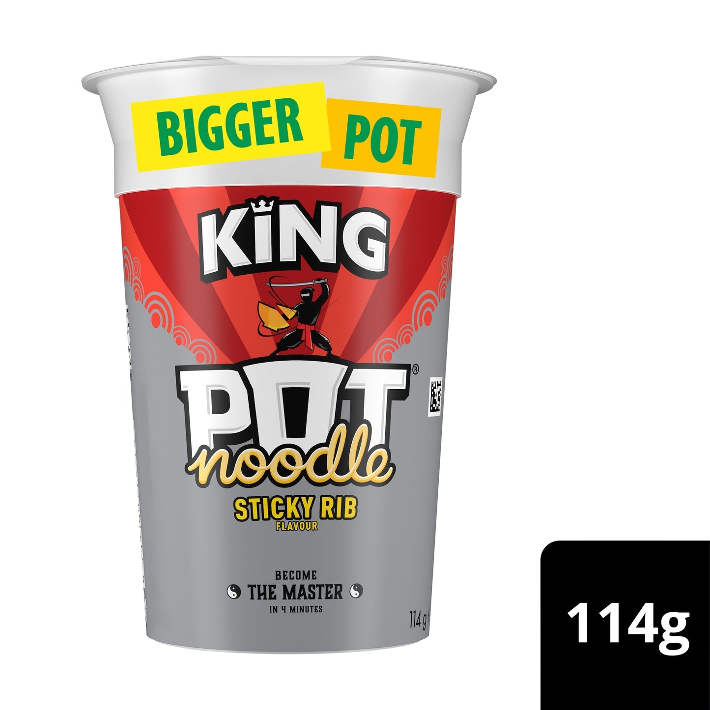 Pot Noodle Sticky Rib Instant Noodles King Pot 114g — image 1