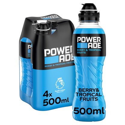 Powerade Berry & Tropical Fruits 4 x 500ml — image 1