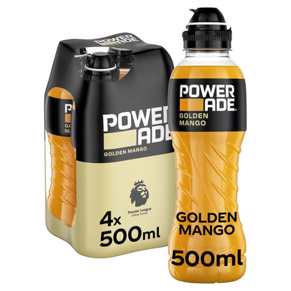 Powerade Golden Mango Isotonic Sports Drink 4x500ml — image 1