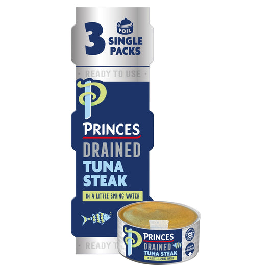 Princes Drained Tuna Steak In Spring Water 3X60g — image 1