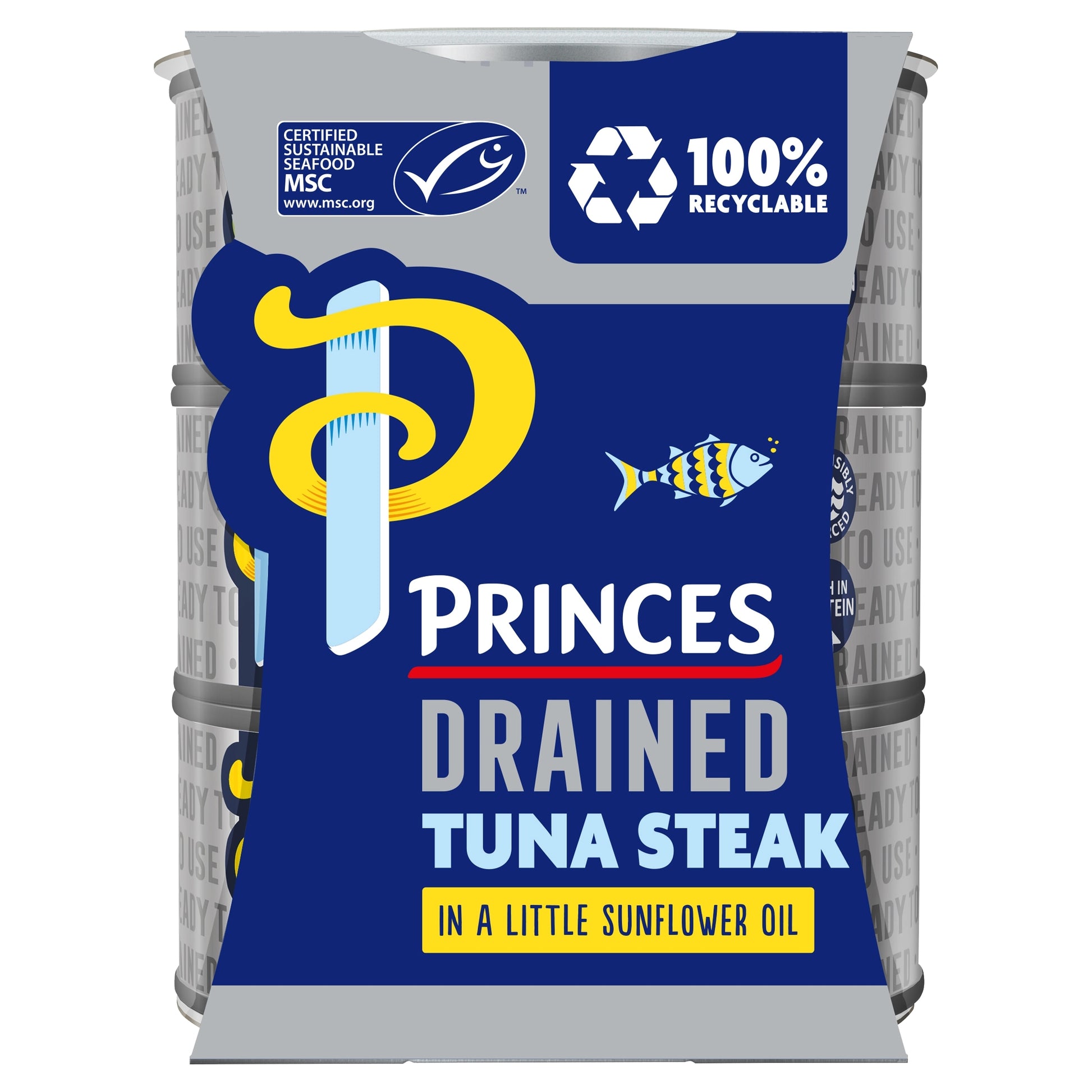 Princes Drained Tuna Steak In Sunflower Oil3x110g — image 1