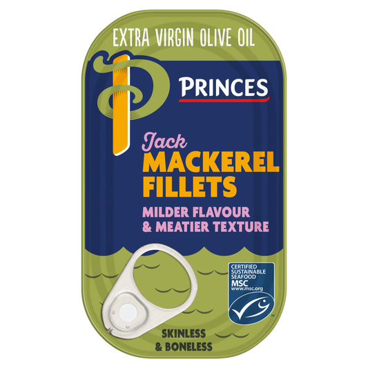 Princes Jack Mackerel Fillets In Extra Virgin Olive Oil 125G — image 1