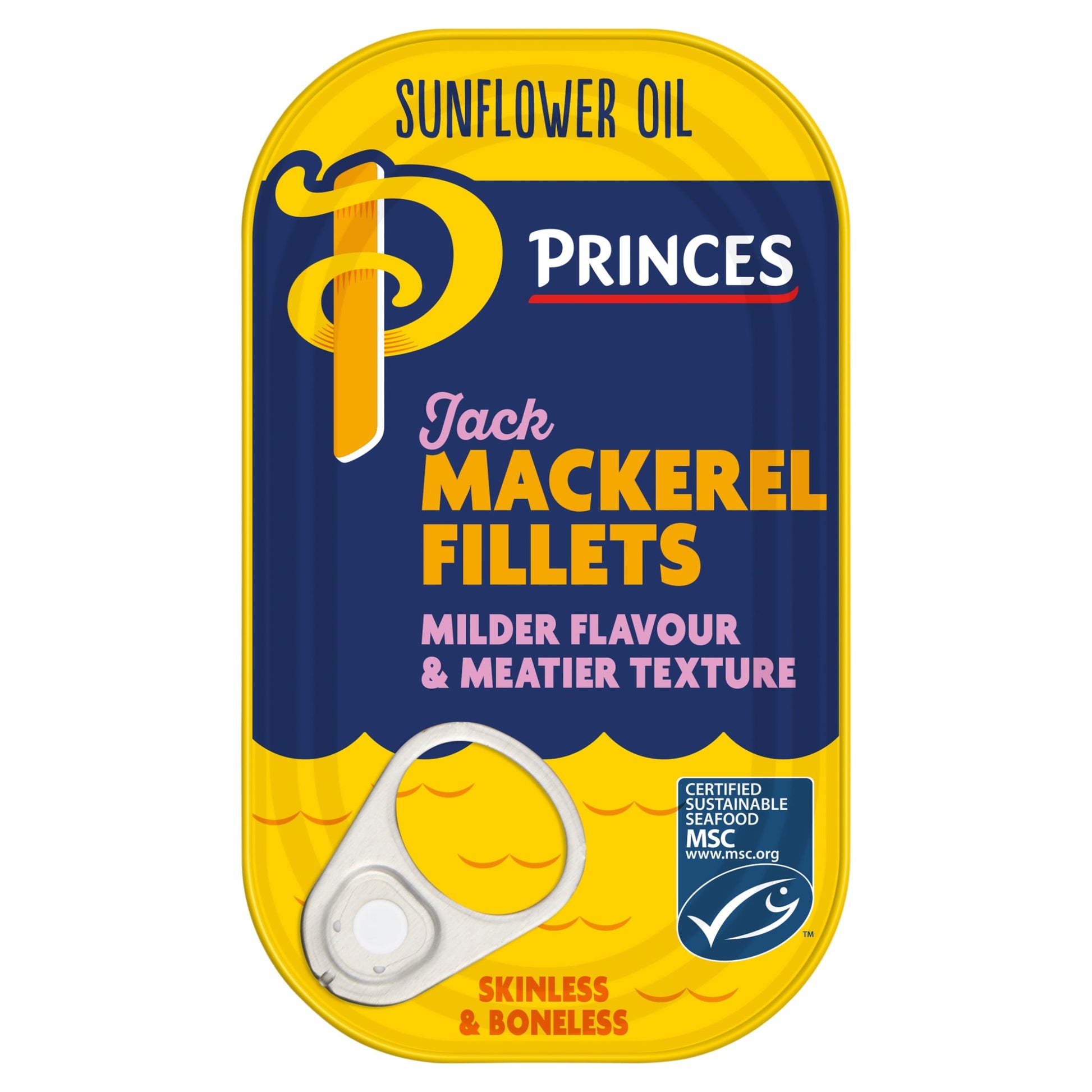 Princes Jack Mackerel Fillets In Sunflower Oil 125G — image 1