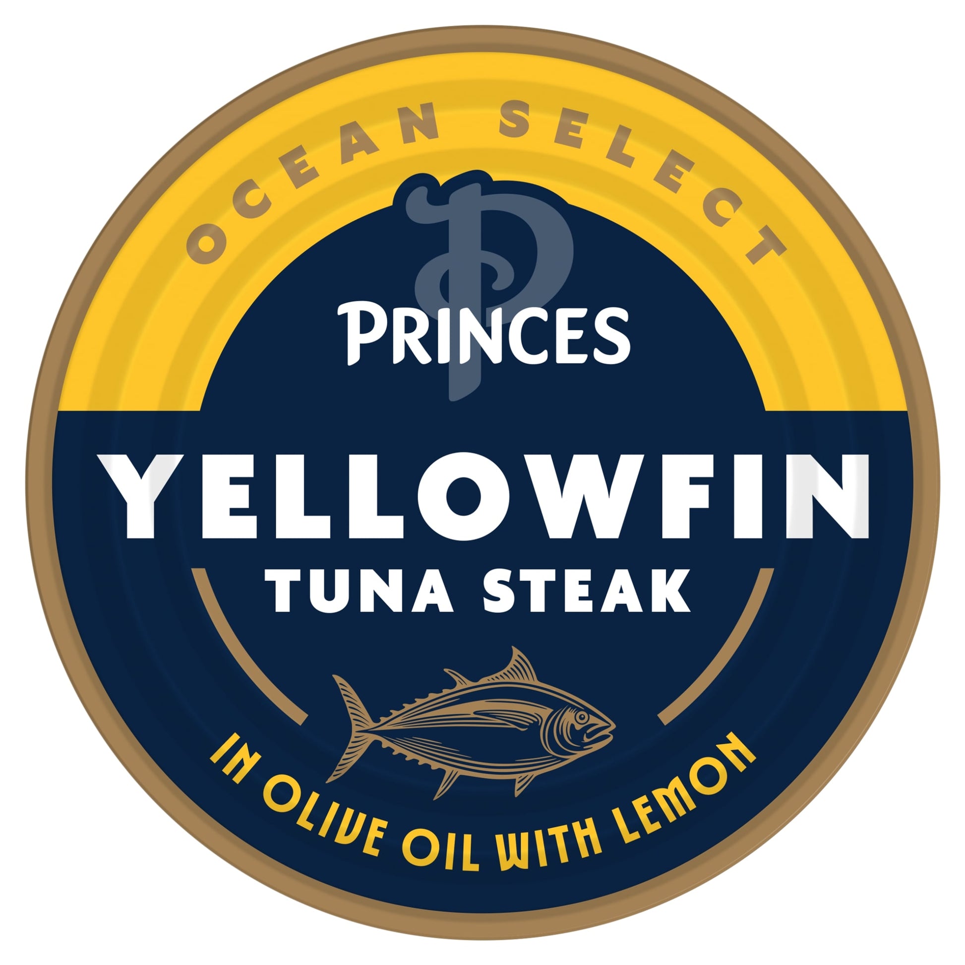 PRINCES OCEAN SELECT YELLOWFIN TUNA STEAK IN OLIVE OIL WITH LEMON 160G — image 1