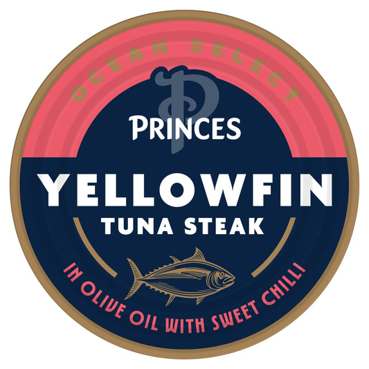 PRINCES OCEAN SELECT YELLOWFIN TUNA STEAK IN OLIVE OIL WITH SWEET CHILLI 160G — image 1