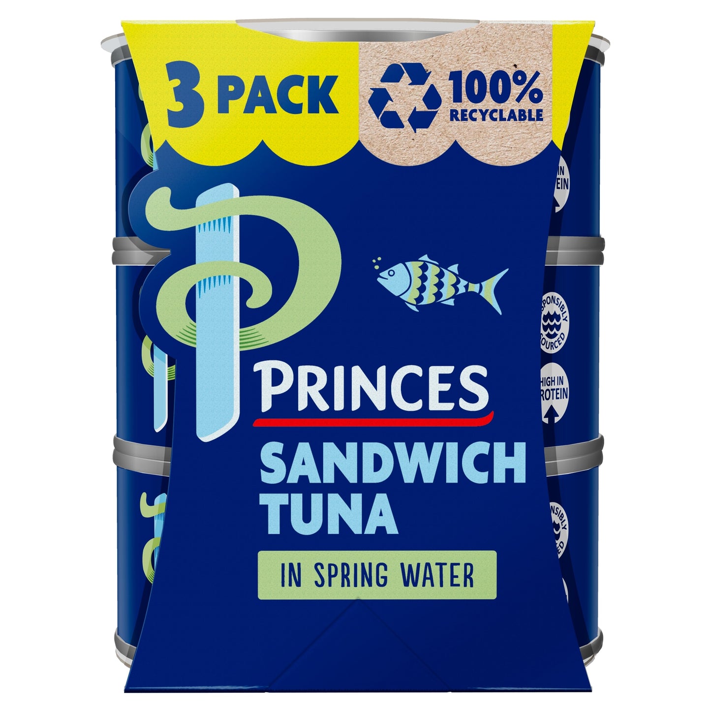 Princes Sandwich Tuna in Spring Water 3 x 140g — image 1