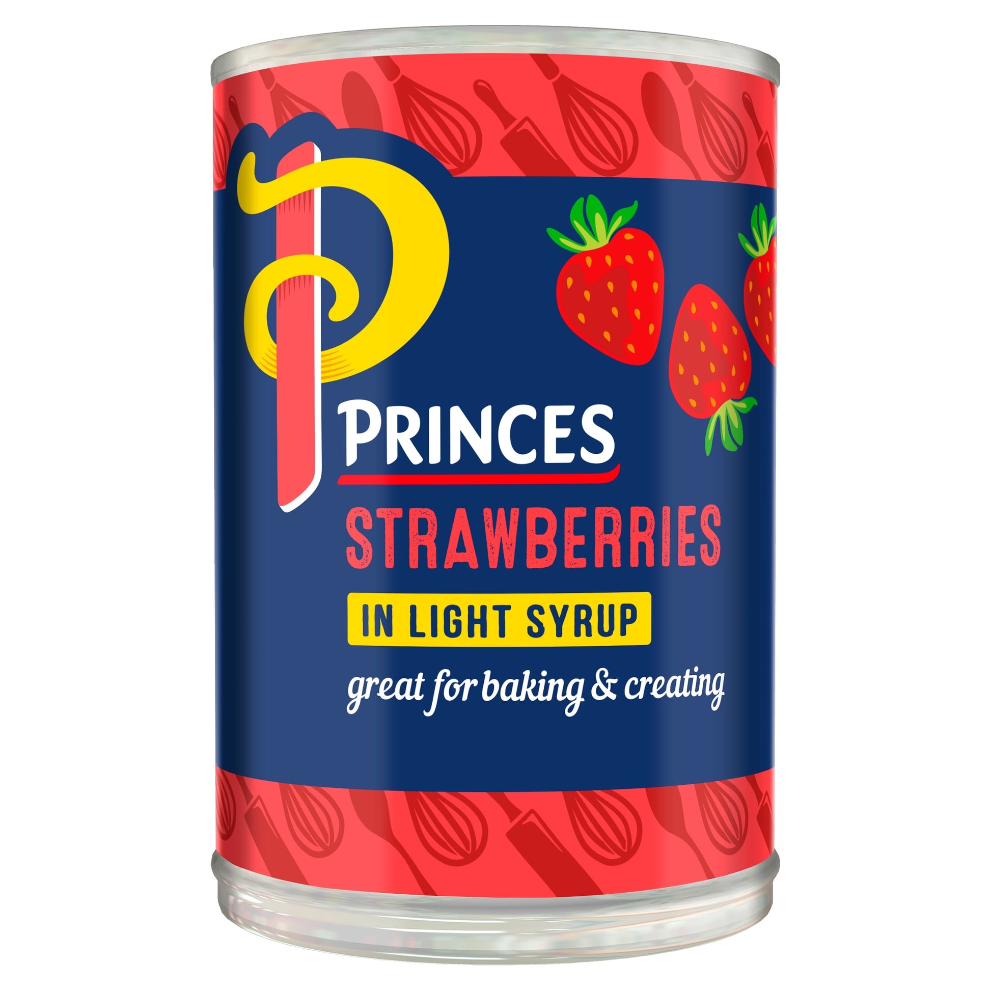 Princes Strawberries In Light Syrup 410G — image 1