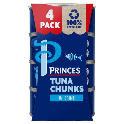 Princes Tuna Chunks In Brine 4X145g — image 1