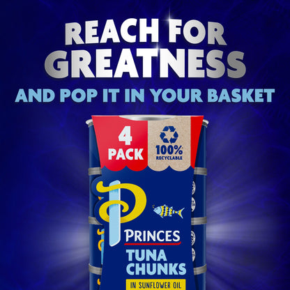 Princes Tuna Chunks In Sunflower Oil 4X145g — image 2