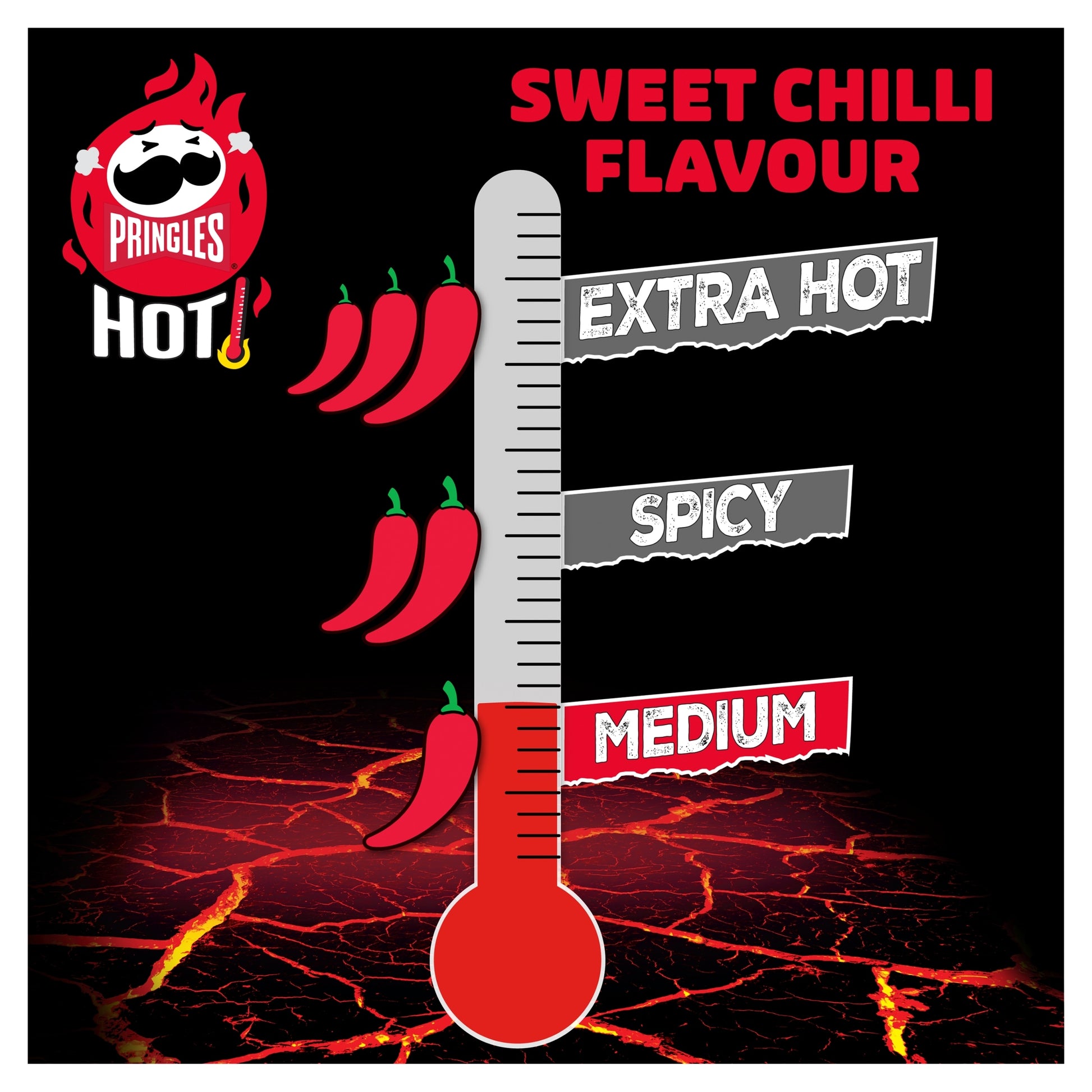 Pringles HOT Sweet Chilli Flavour 160g — image 2