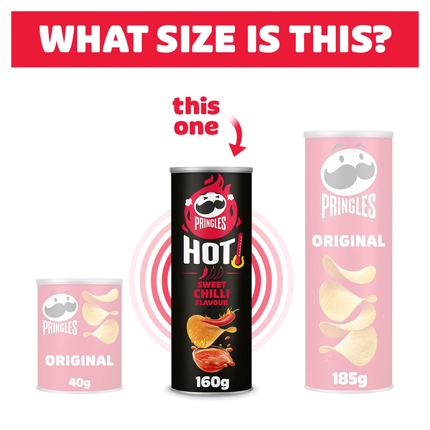Pringles HOT Sweet Chilli Flavour 160g — image 3