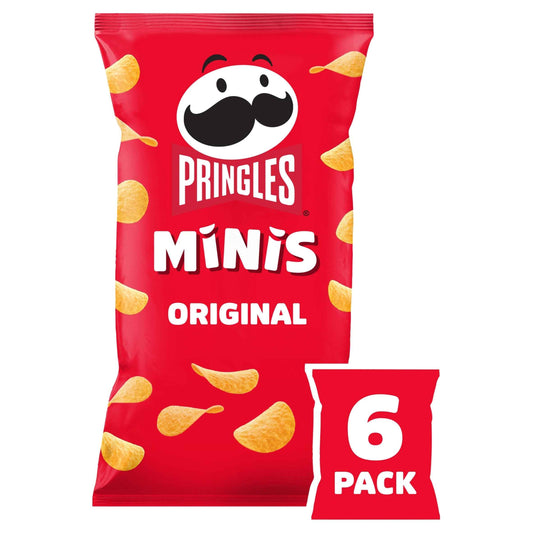 PRINGLES Minis Original Multipack Crisps 6x20g