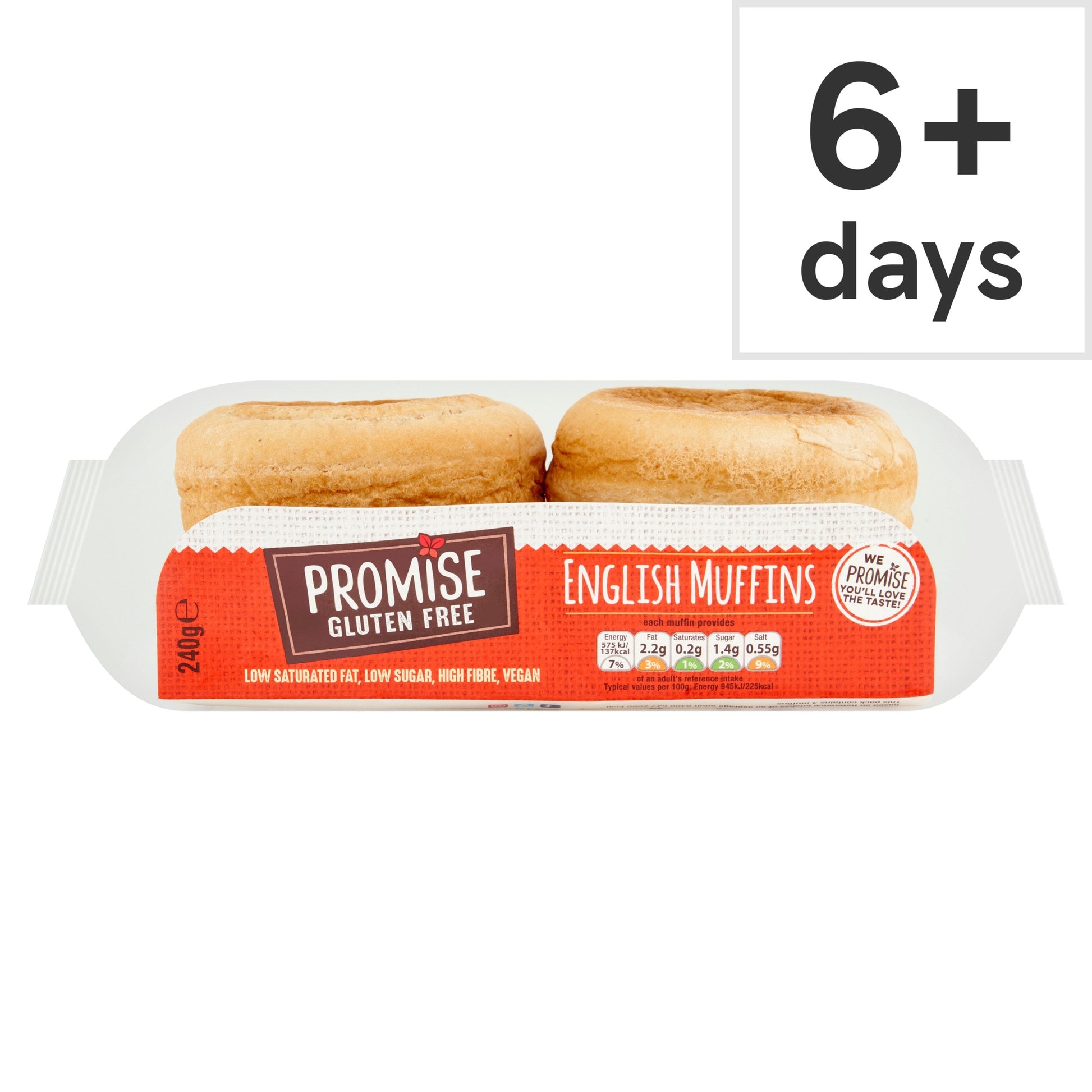 Promise Gluten Free English Muffins 240g — image 1