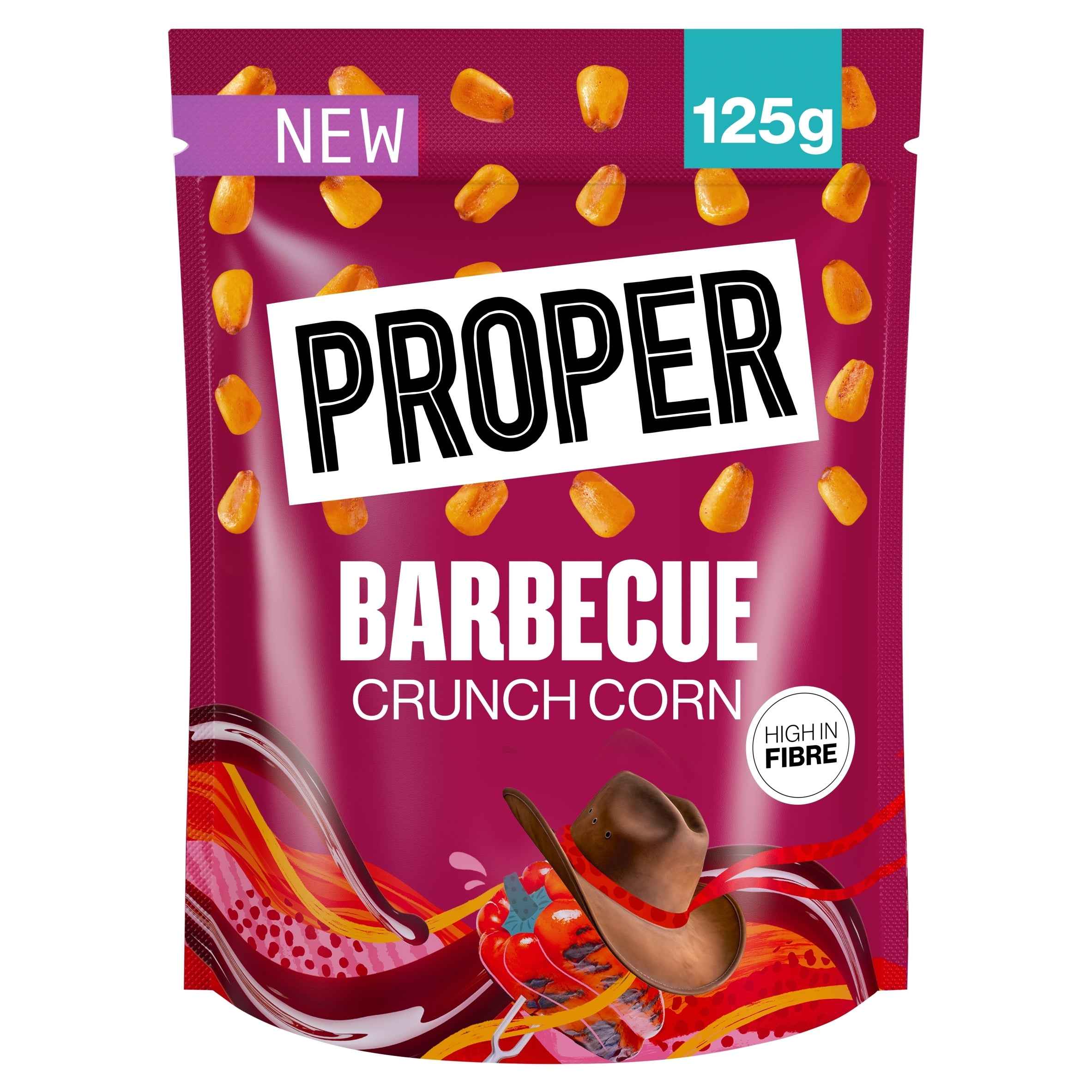 Proper Barbecue Crunch Corn 125g | UK Import