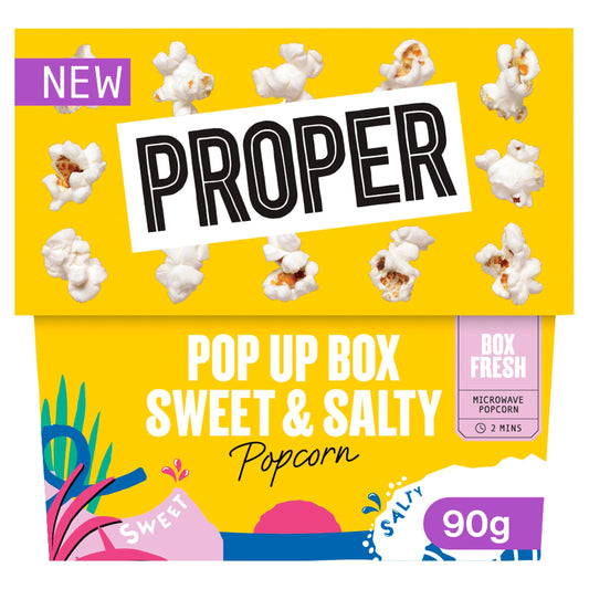Proper Popcorn Sweet & Salty Microwave Pop Box 90g — image 1