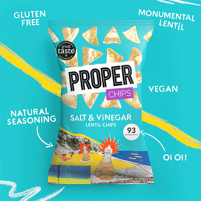 Properchips Salt & Vinegar Lentil Chips 85G — image 2