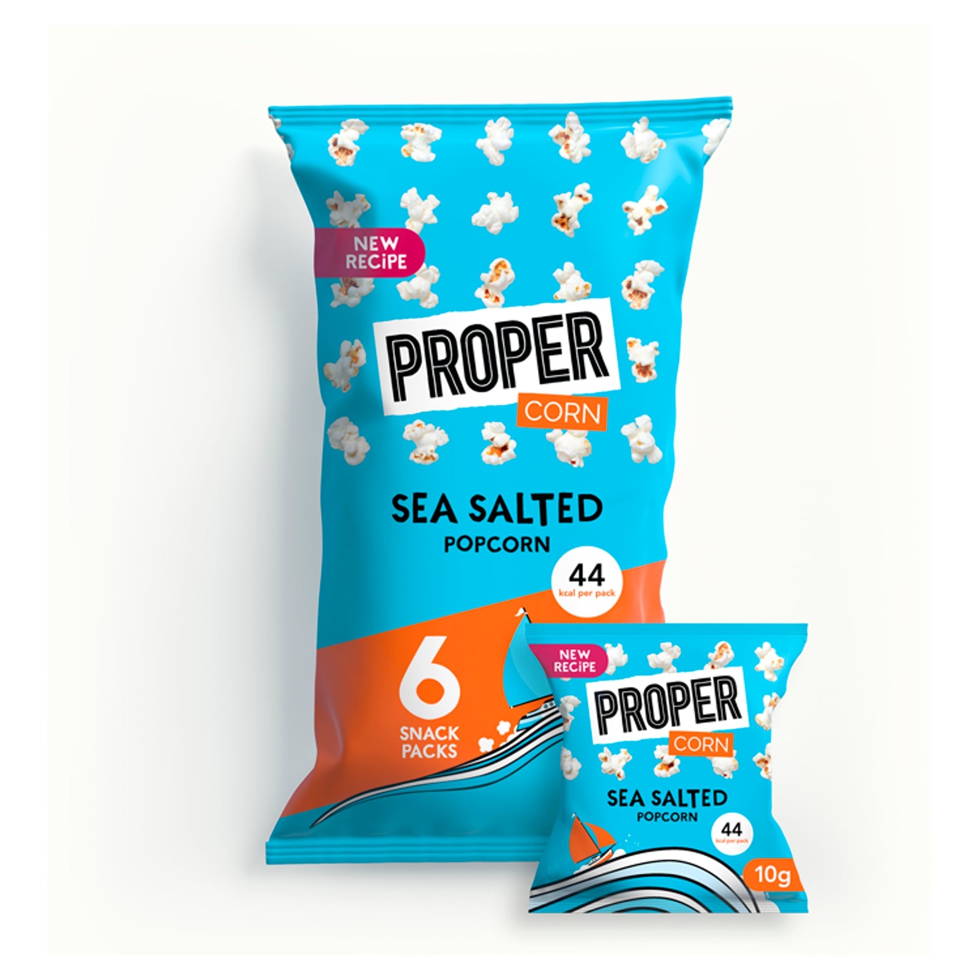 Propercorn Sea Salted Popcorn 6 x 10g — image 2
