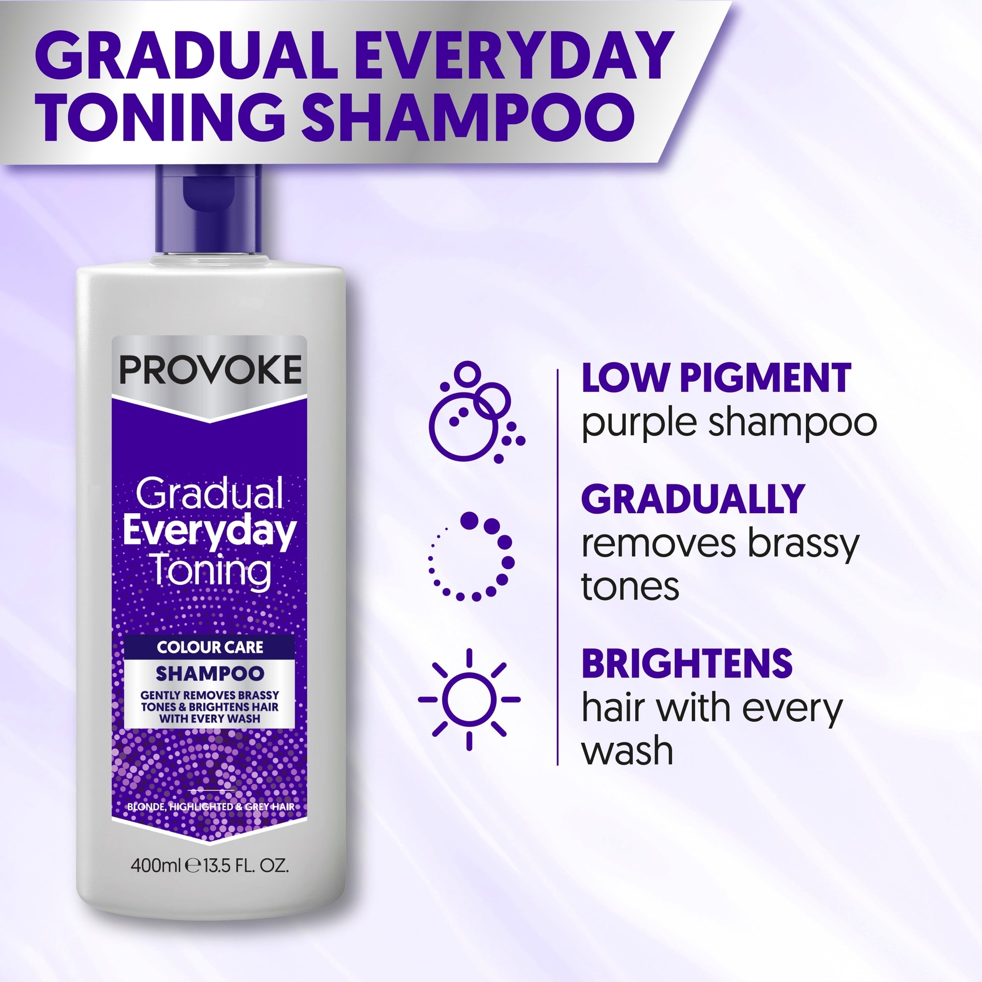 Provoke Gradual Everyday Toning Shampoo 400ml — image 2