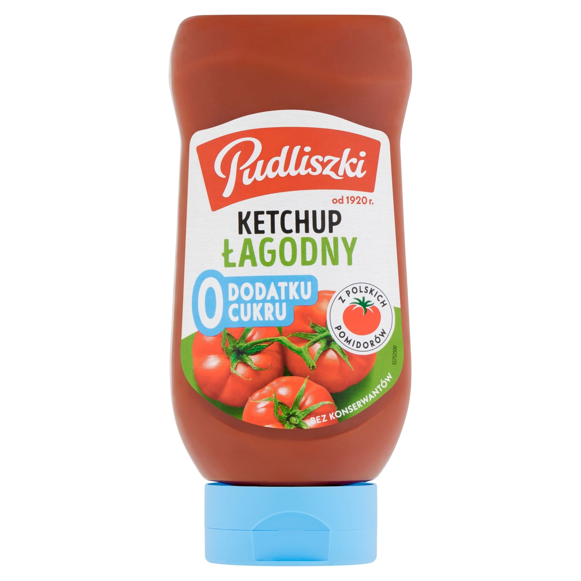 Pudliszki Mild Tomato Ketchup Zero Sugar 440g — image 1